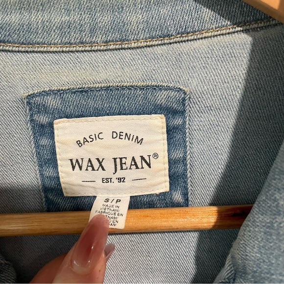 Wax Jean jacket size small - Picture 3 of 5